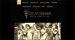 Desktop Screenshot of gelatomania.ch